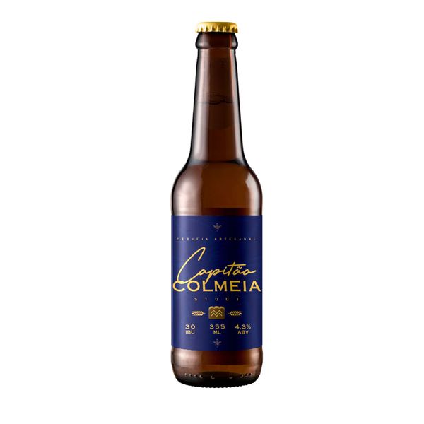 Cerveja Capitão Colmeia Stout Pão de Mel 355ml