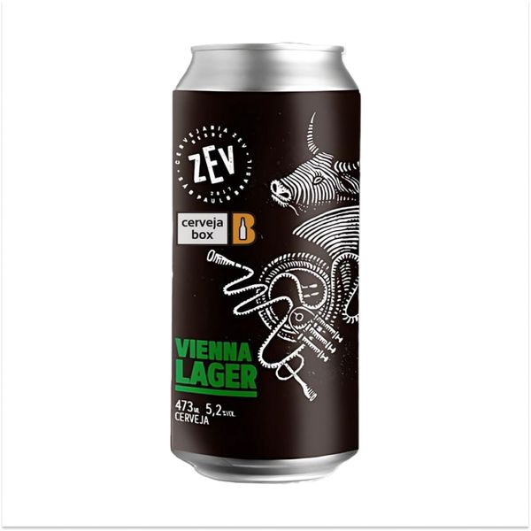 Cerveja Colab Zev e CervejaBox Vienna Lager 473ml