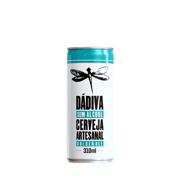 Cerveja Dádiva Golden Ale sem Álcool lata 310ml VL Cerveja Dádiva Golden Ale sem Álcool lata 310ml VL
