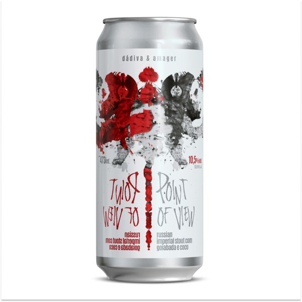 Cerveja Dádiva Point of View RIS com Goiabada e Coco 473ml