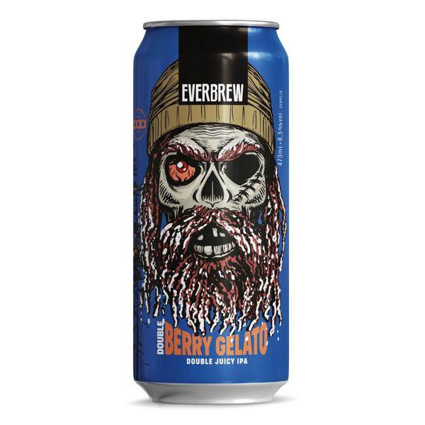 Cerveja Everbrew Double Berry Gelato 473ml VL Cerveja Everbrew Double Berry Gelato 473ml VL