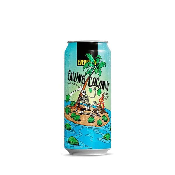 Cerveja Everbrew Falling Coconut Juicy IPA 473ml VL Cerveja Everbrew Falling Coconut Juicy IPA 473ml VL