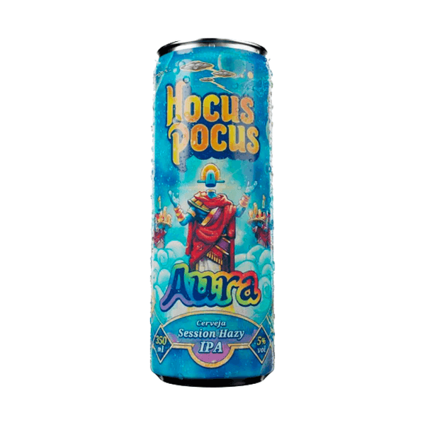 Cerveja Hocus Pocus Aura Session Hazy IPA 350ml Cerveja Hocus Pocus Aura Session Hazy IPA 350ml