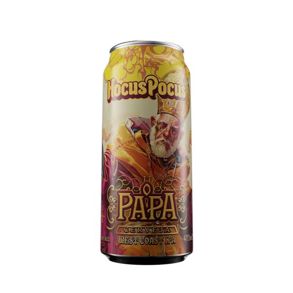 Cerveja Hocus Pocus O Papa West Coast IPA 473ml