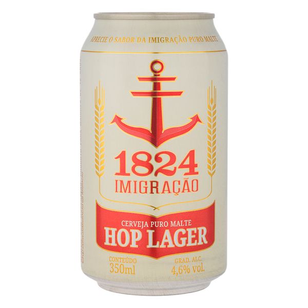 Cerveja Imigração Hop Lager Lata 350ml