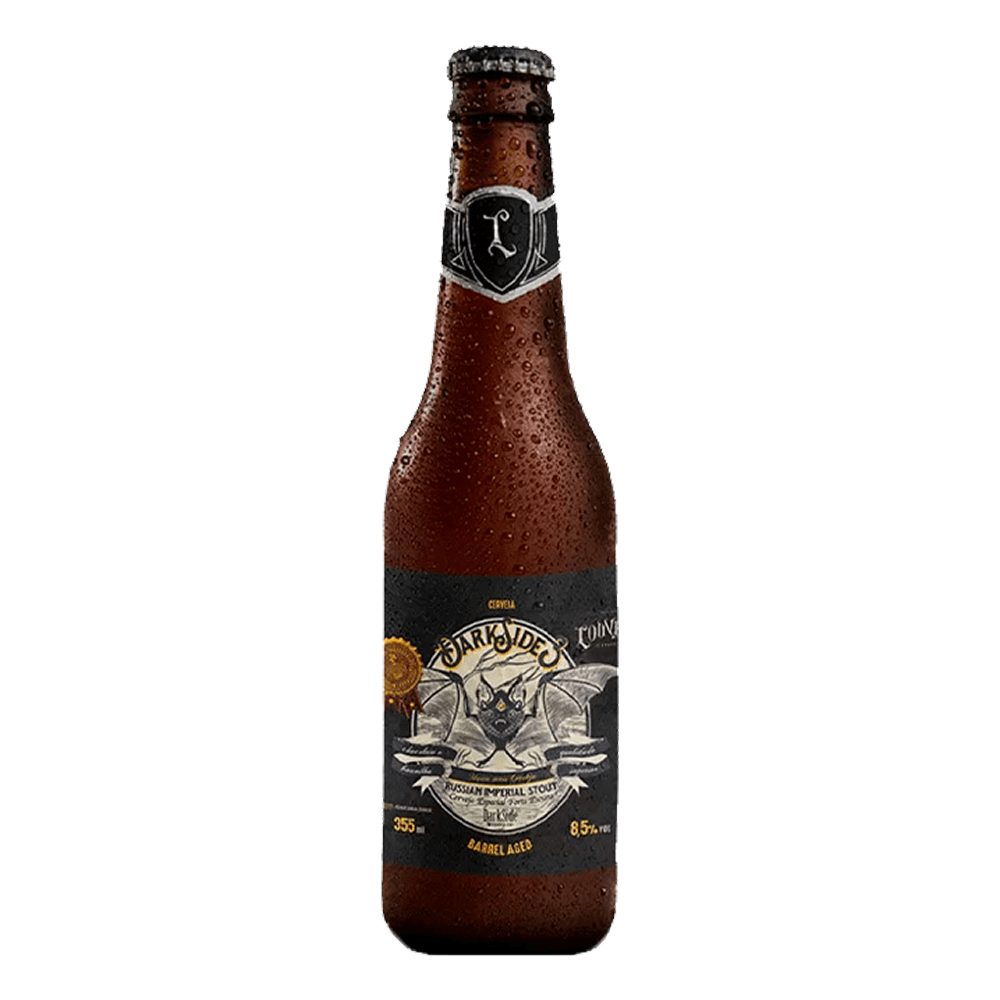 Cerveja Louvada Dark Side RIS Sem Glúten 355ml