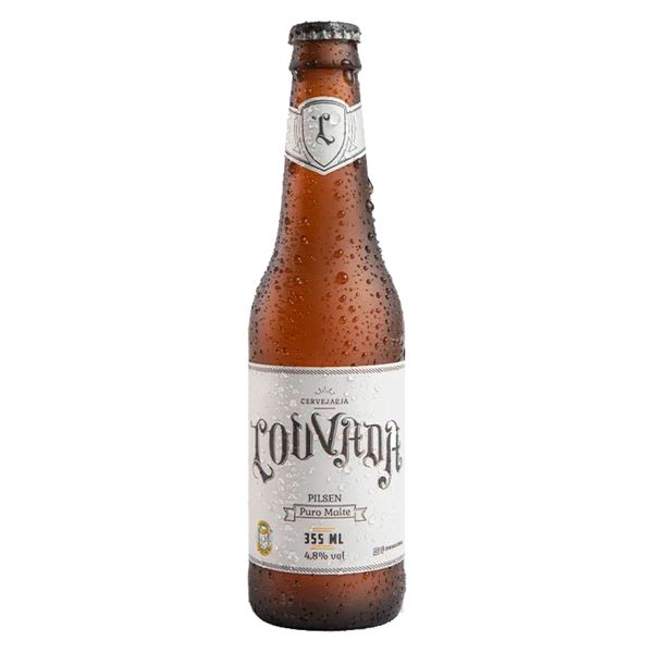 Cerveja Louvada Pilsen Sem Glúten 355ml