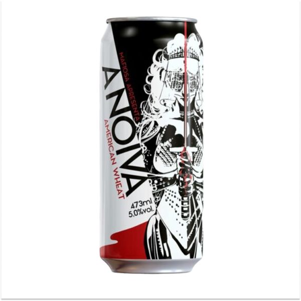 Cerveja Mafiosa A Noiva American Wheat 473ml Cerveja Mafiosa A Noiva American Wheat 473ml