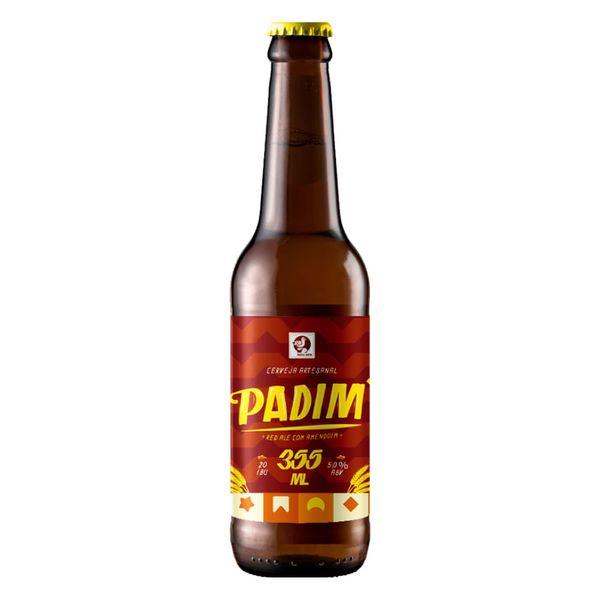 Cerveja Postal Brew Padim Red Ale com Amendoim 355ml