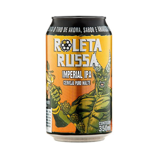 Cerveja Roleta Russa Imperial IPA Lata 350ml Cerveja Roleta Russa Imperial IPA Lata 350ml