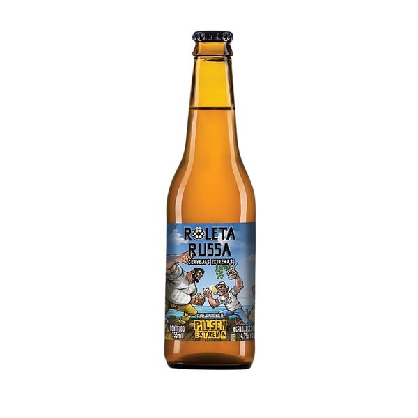 Cerveja Roleta Russa Pilsen Extrema 355ml Cerveja Roleta Russa Pilsen Extrema 355ml