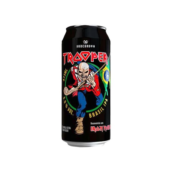Cerveja Trooper Iron Maiden IPA lata 473ml Cerveja Trooper Iron Maiden IPA lata 473ml