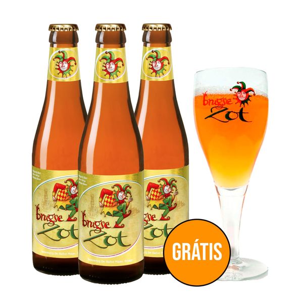 Kit 3 Brugse Zot Blond  + Taça Grátis