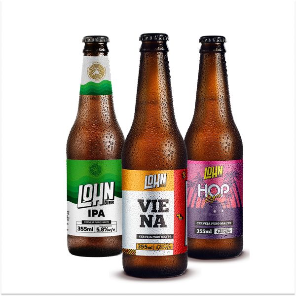 Kit Degustação 3 Lohn 355ml Kit Degustação 3 Lohn 355ml