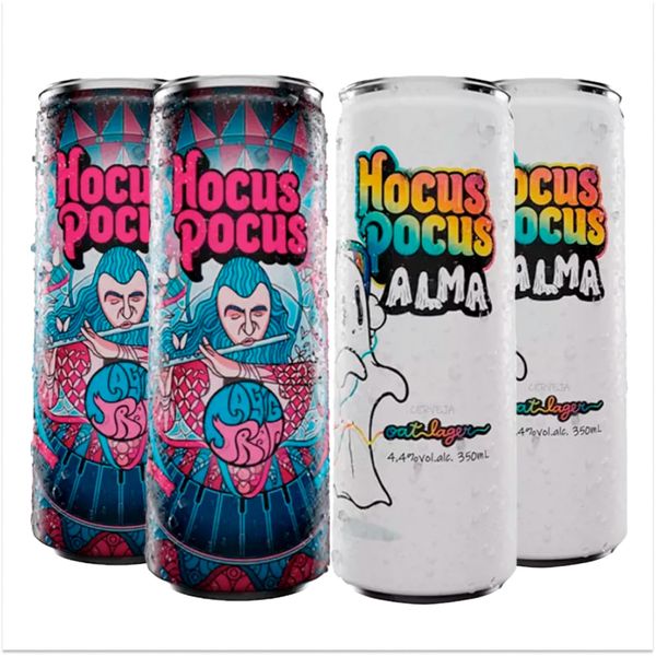 Kit Degustação 4 Cervejas Hocus Pocus 350ml Kit Degustação 4 Cervejas Hocus Pocus 350ml