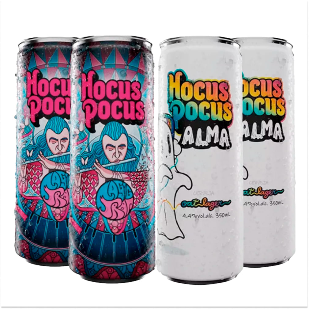 Kit Degustação 4 Cervejas Hocus Pocus 350ml