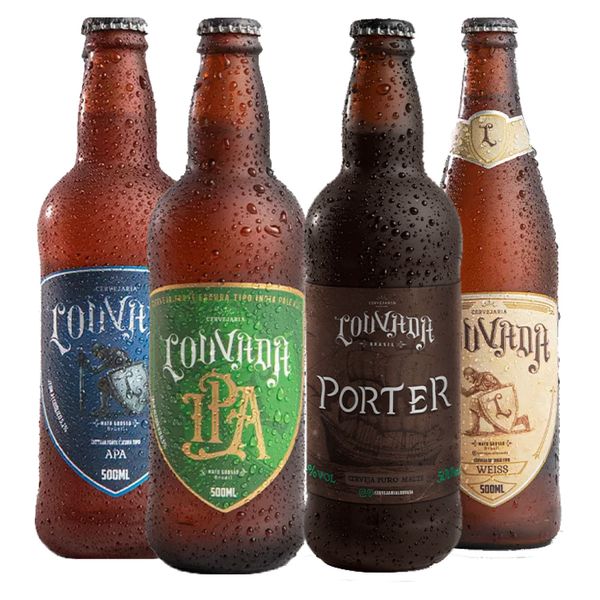 Kit Degustação 4 Louvada Sem Glúten 500ml
