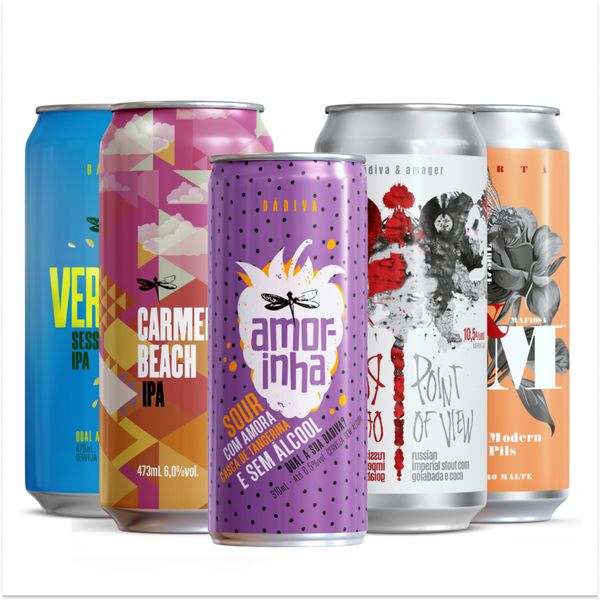 Kit Degustação 5 Cervejas Dádiva Kit Degustação 5 Cervejas Dádiva