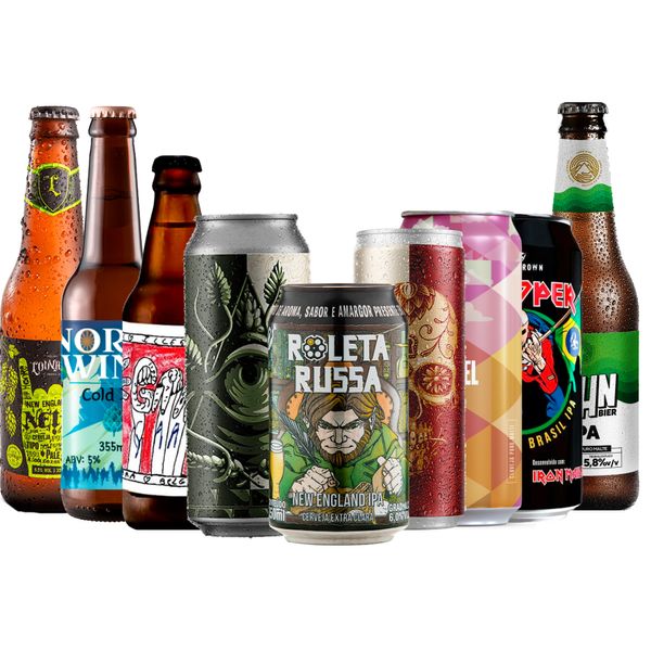 Kit Leve 9 Pague 6 Cervejas Artesanais Lupuladas