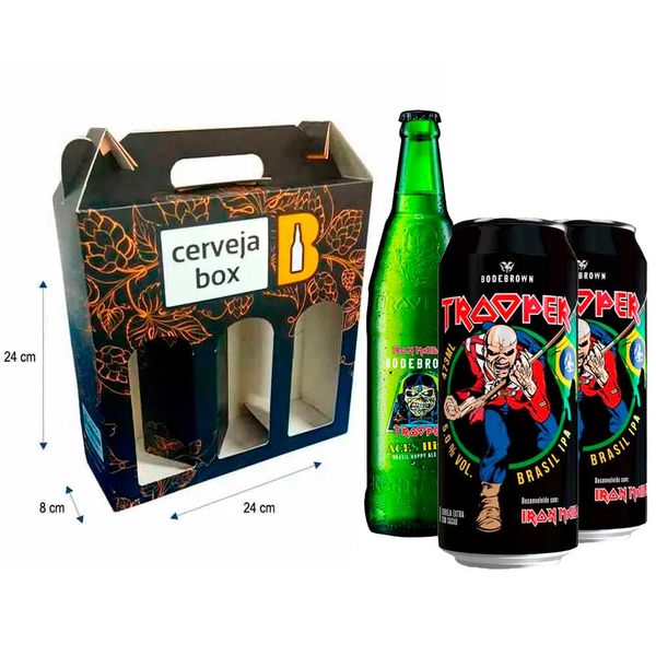 Kit Presenteável 3 Cervejas Trooper Kit Presenteável 3 Cervejas Trooper