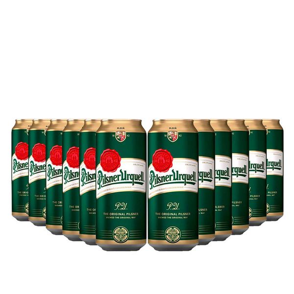 Pack 12 Cervejas Tcheca Pilsner Urquell Lata 500ml Pack 12 Cervejas Tcheca Pilsner Urquell Lata 500ml