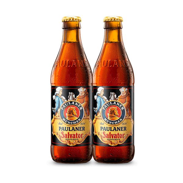 Pack 2 Cervejas Alemãs Paulaner Salvator Leve 2 e Pague 1