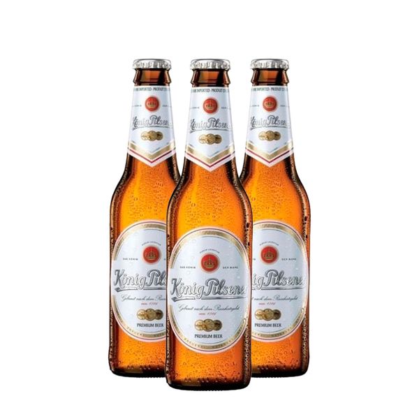 Pack 3 Cervejas Alemãs Konig Pilsener Premium 500ml