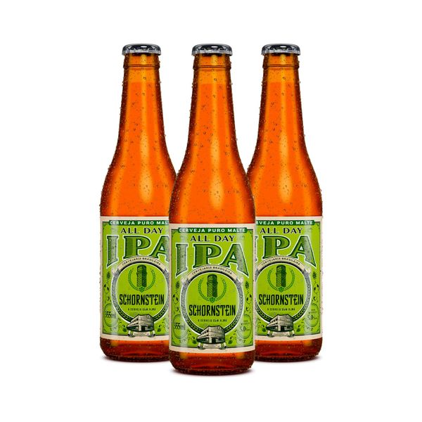 Pack 3 Cervejas Schornstein All Day IPA 355ml Pack 3 Cervejas Schornstein All Day IPA 355ml