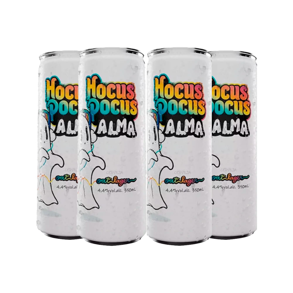 Pack 4 Cerveja Hocus Pocus Alma 350ml