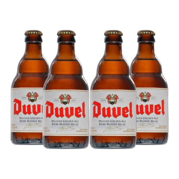 Pack 4 Cervejas Belgas Duvel 330ml