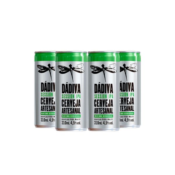 Pack 4 cervejas dadiva session IPA 310ml Pack 4 cervejas dadiva session IPA 310ml