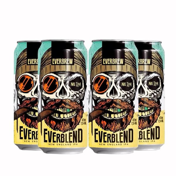 Pack 4 Cervejas Everbrew Everblend Lata 473ml VL Pack 4 Cervejas Everbrew Everblend Lata 473ml VL