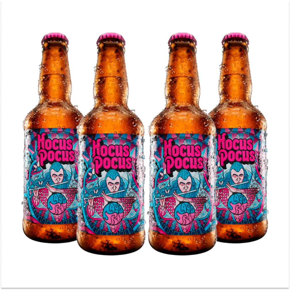 Pack 4 Cervejas Hocus Pocus Magic Trap 500ml