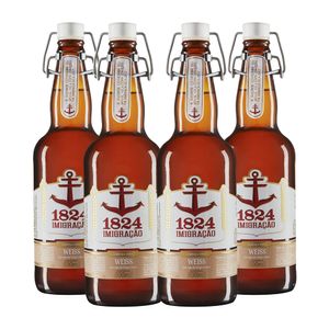 Produto Pack 4 Cervejas Imigração Weiss 500ml da loja CervejaBox no valor de: 75,49