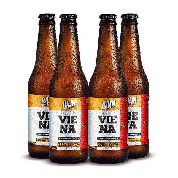 Pack 4 Cervejas Lohn Vienna Lager 355ml