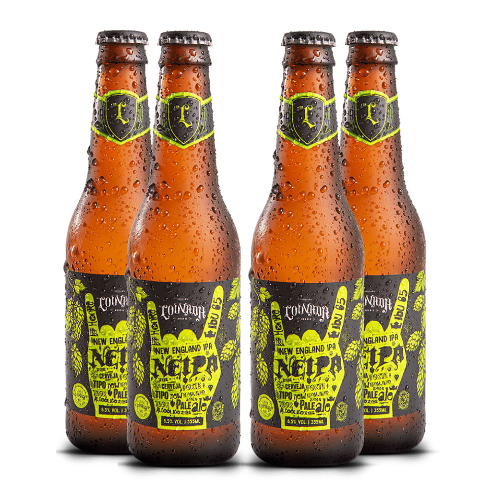 Pack 4 Cervejas Louvada NEIPA 355ml