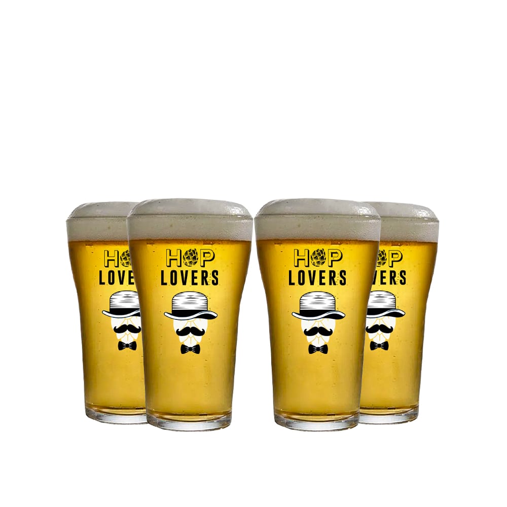 Pack 4 Copos Boteco Hop Lover 200ml