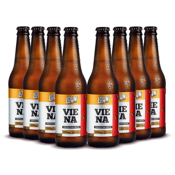 Pack 8 Cervejas Lohn Vienna Lager 355ml
