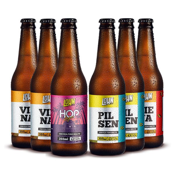 Kit Degustação 6 Cervejas Lohn Kit Degustação 6 Cervejas Lohn