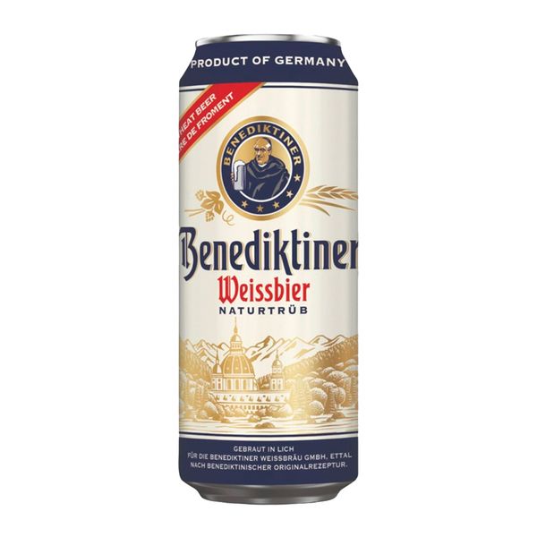 Cerveja Alemã Benediktiner Weiss Lata 500ml Cerveja Alemã Benediktiner Weiss Lata 500ml