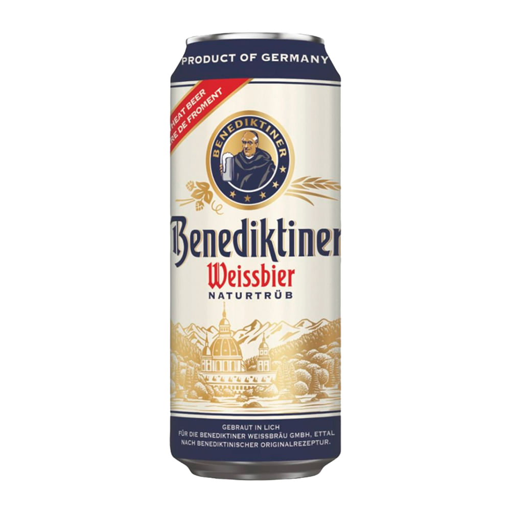 Cerveja Alemã Benediktiner Weiss Lata 500ml