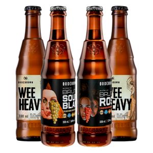 Produto Kit degustação 4 Bodebrown 330ml da loja CervejaBox no valor de: 131,99