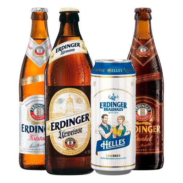 Kit Degustação 4 Cervejas Erdinger