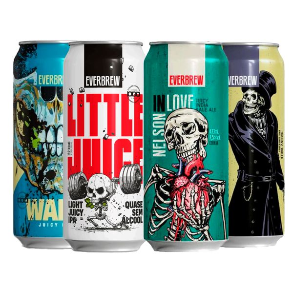 Kit 3 cervejas Everbrew Lata 473ml VL