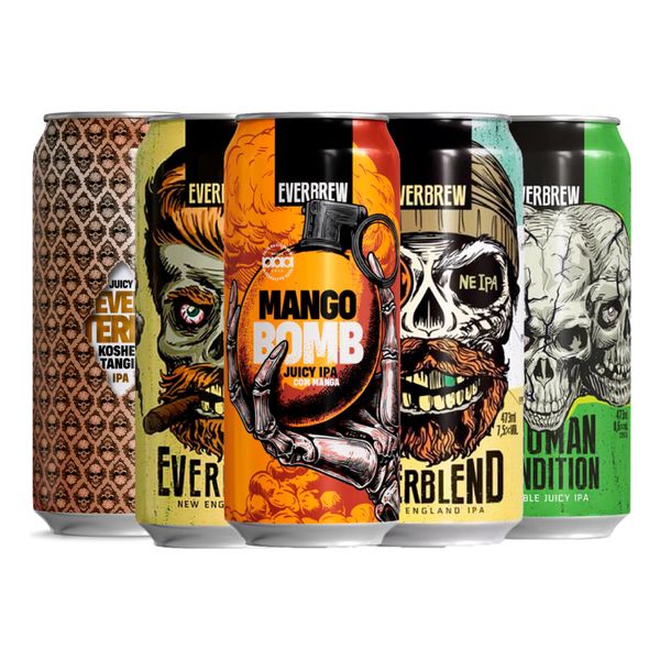 Kit Degustação 5 Cervejas Everbrew Lata 473ml