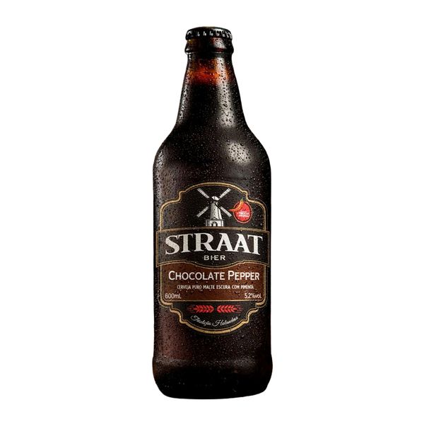 Cerveja Straat Chocolate com Pimenta Dark Lager 600ml