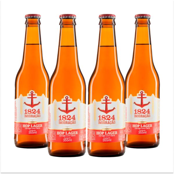 Pack de 4 Imigração Hop Lager 355ml Pack de 4 Imigração Hop Lager 355ml