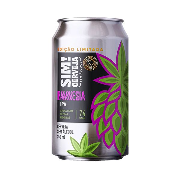 Cerveja Sim! IPA com Terpeno sem Álcool 350ml