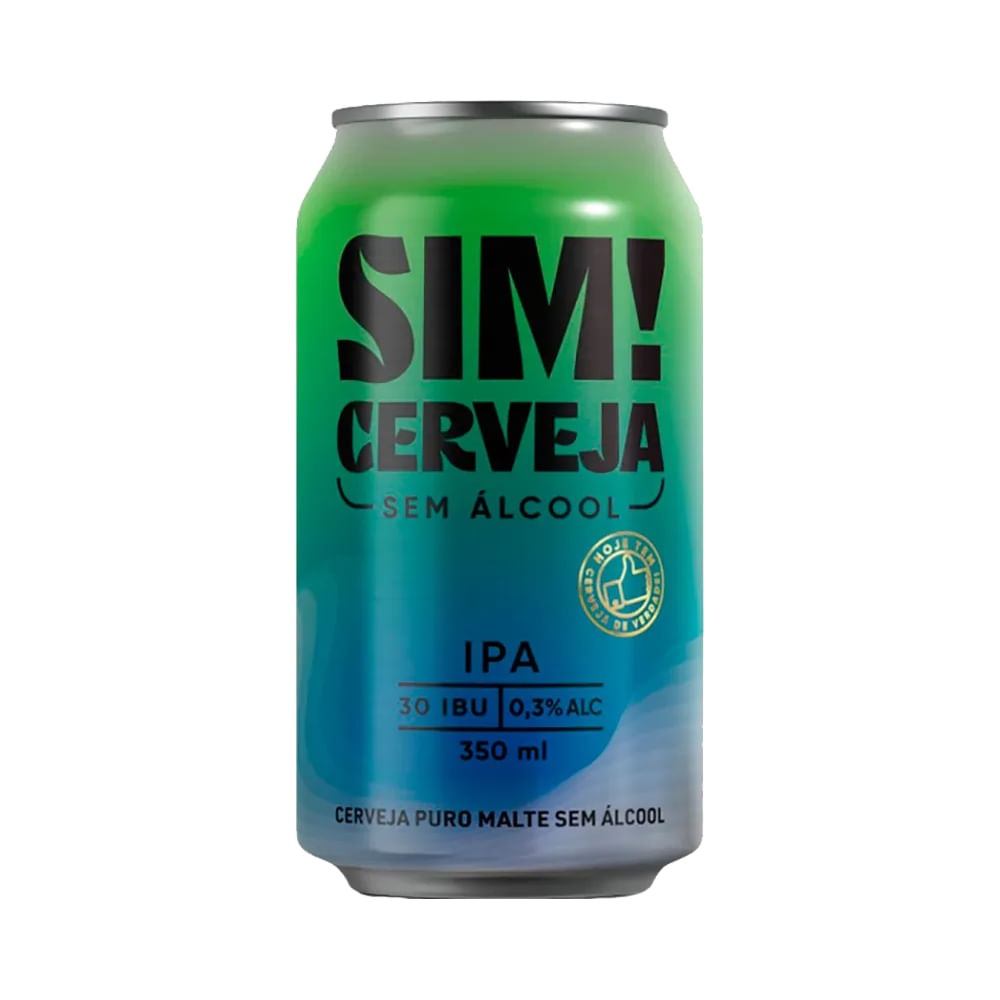 Cerveja Sim! IPA sem Álcool 350ml