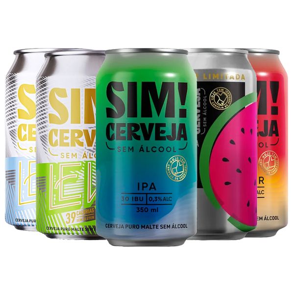 Kit Degustação Sim! 5 Cervejas 350ml